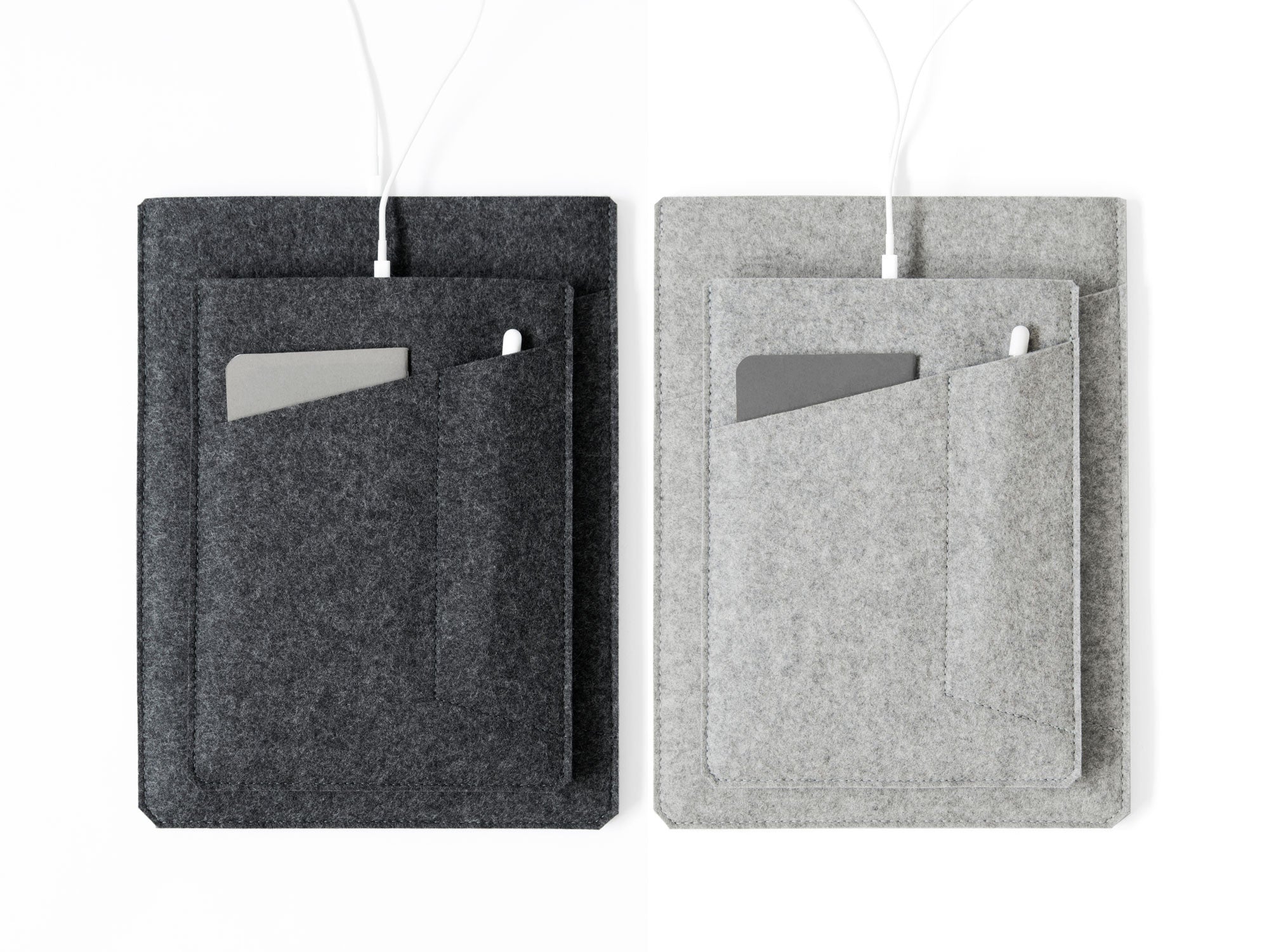 Felt Sleeve with Pockets for iPad, iPad Pro, iPad Air – byrd & belle